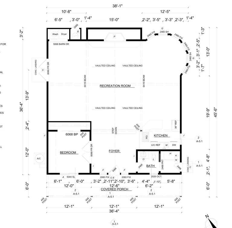 Floor plan drawing sheet