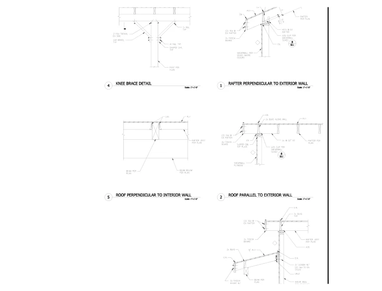 Structural sections drawing sheet