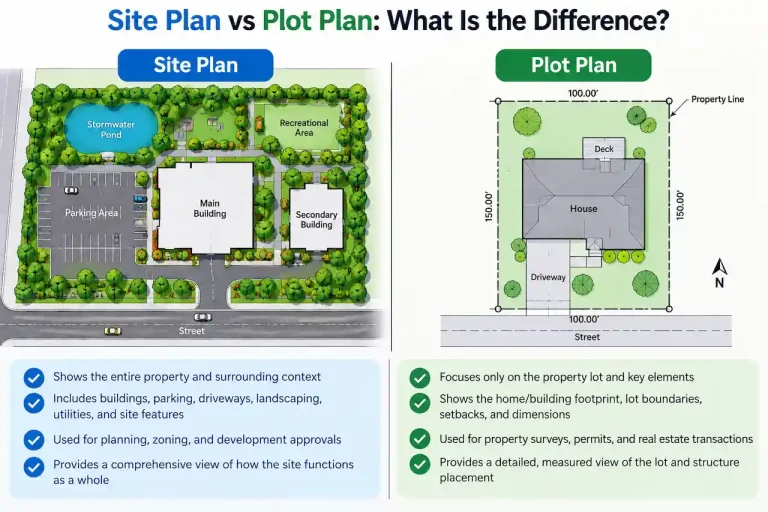 Site Plan vs Plot Plan: What Is the Difference?