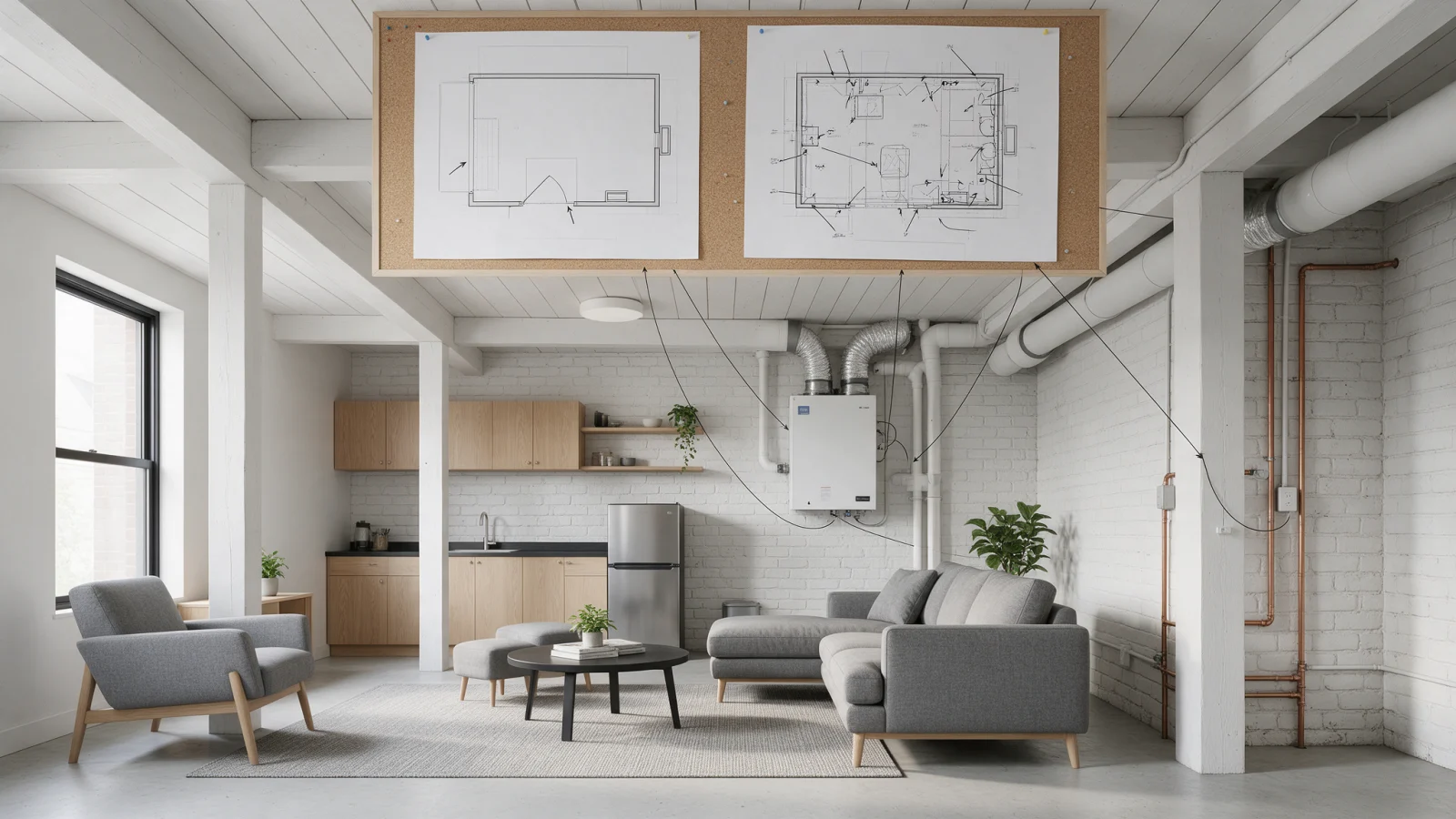 Garage Conversion Plans permit drawing context